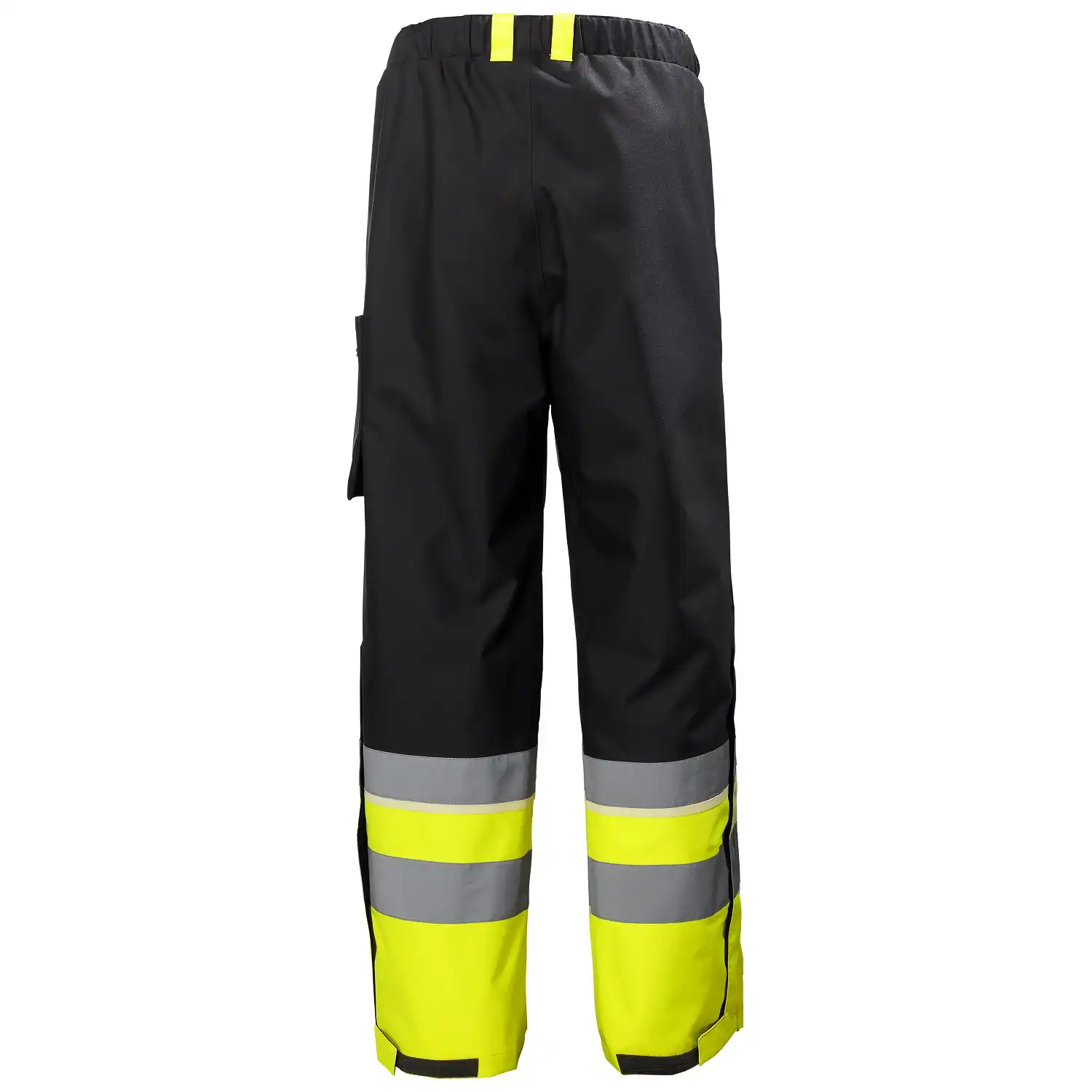 Warnschutz Regenhose Kl. 1 "UC-ME" Nachtleuchtend in gelb/schwarz, XS - Thumbnail 2