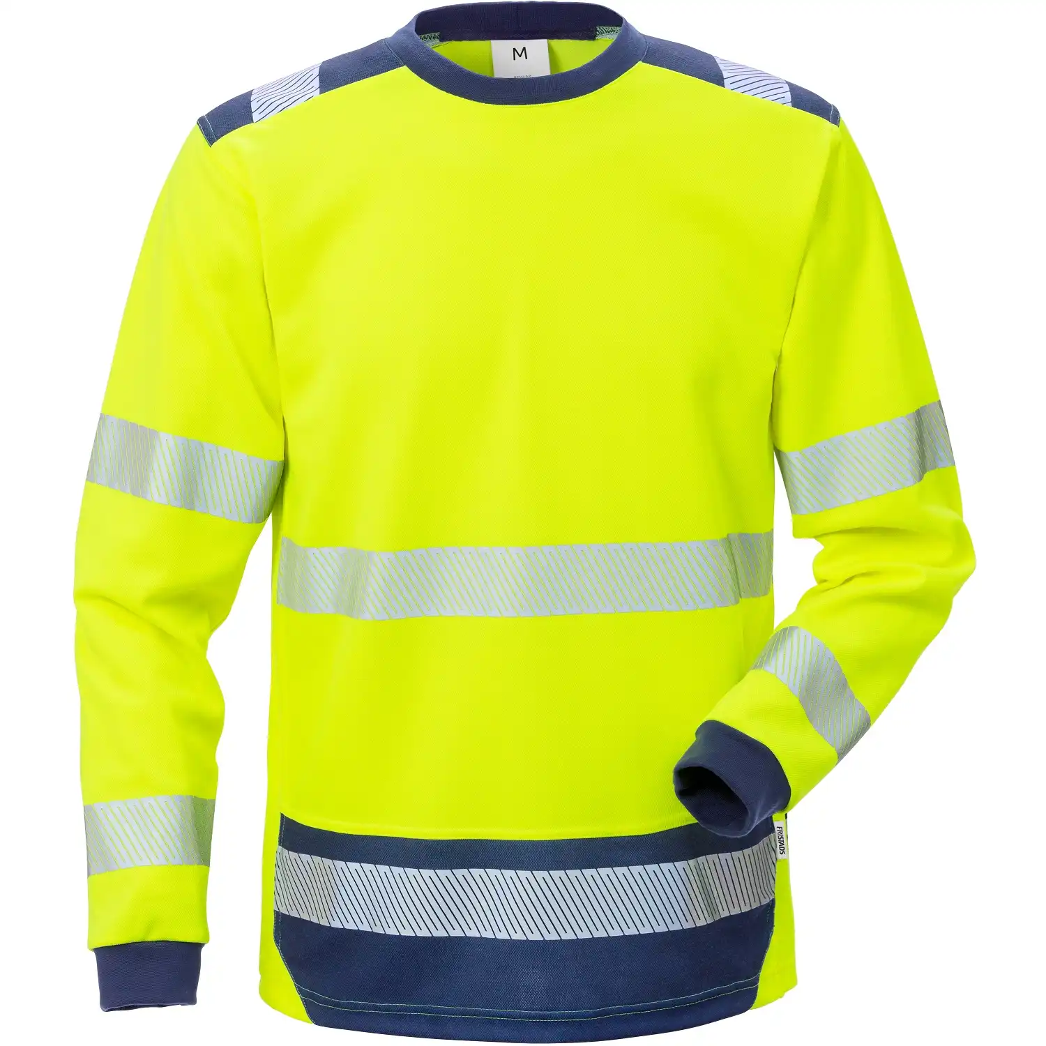 Warnschutz Langarmshirt "7724 THV" Stiby UV-Schutz in gelb/marine, XS - Thumbnail 1