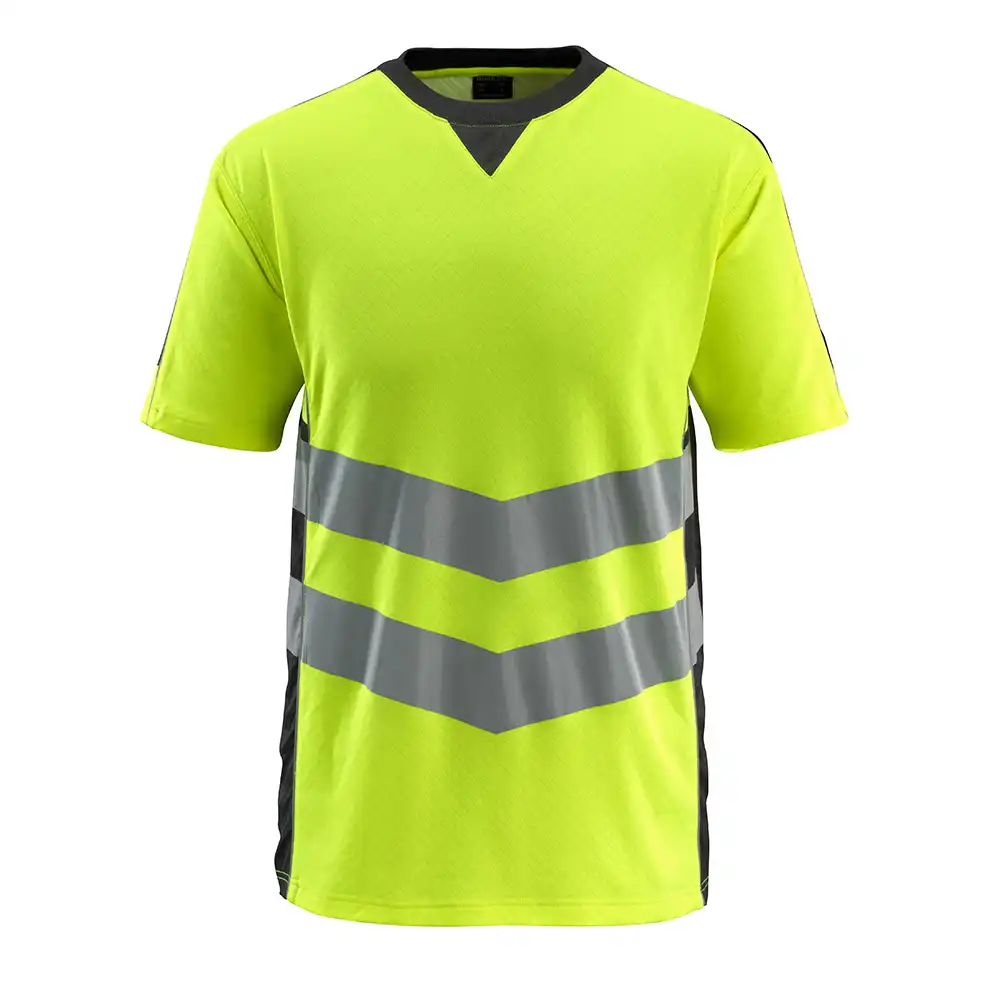 Warnschutz T-Shirt "SANDWELL" Safe Supreme UV-Schutz in gelb/schwarz, XXL - Thumbnail 1