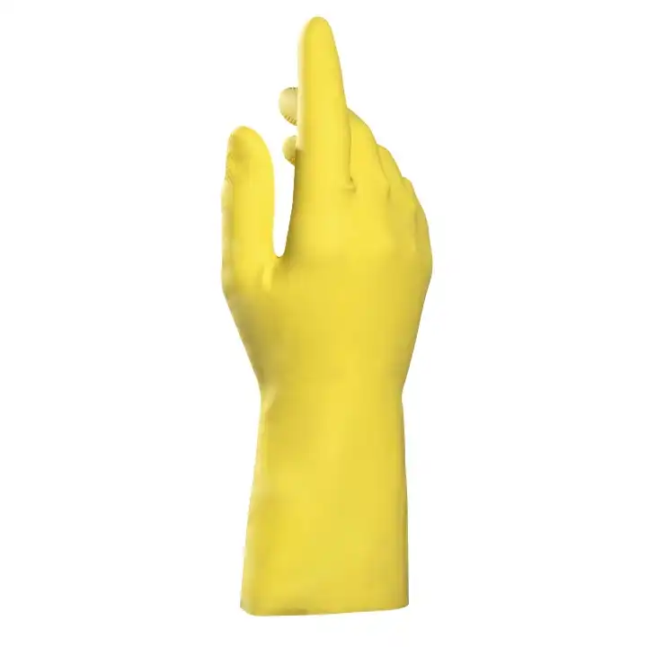 Latex Chemieschutz-Handschuhe "VITAL" 32cm, gelb in 9 (L) - Bild 1