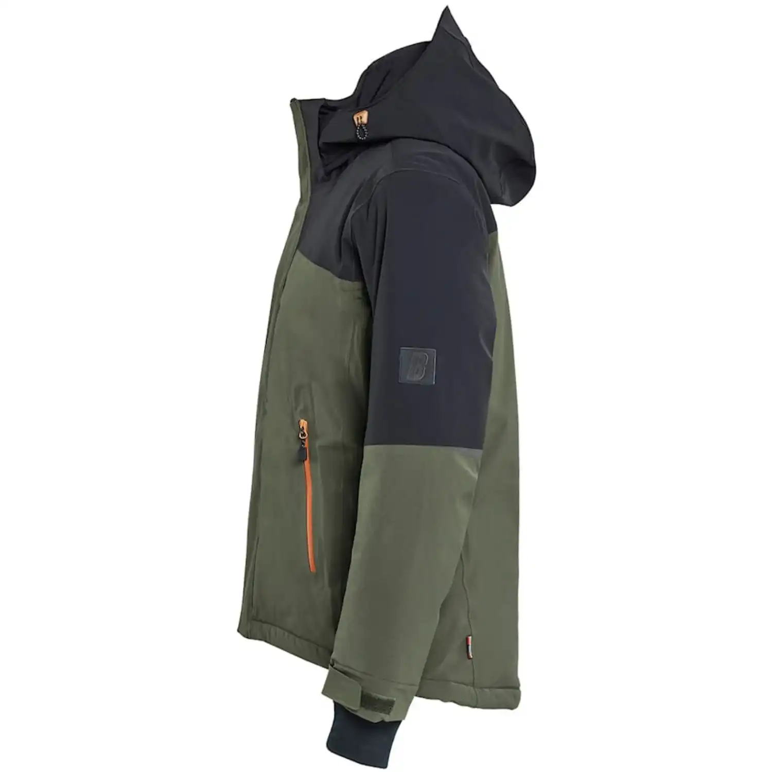 Damen Stretch Winterjacke "STRIKER" in waldgrün/rost, M - Thumbnail 4