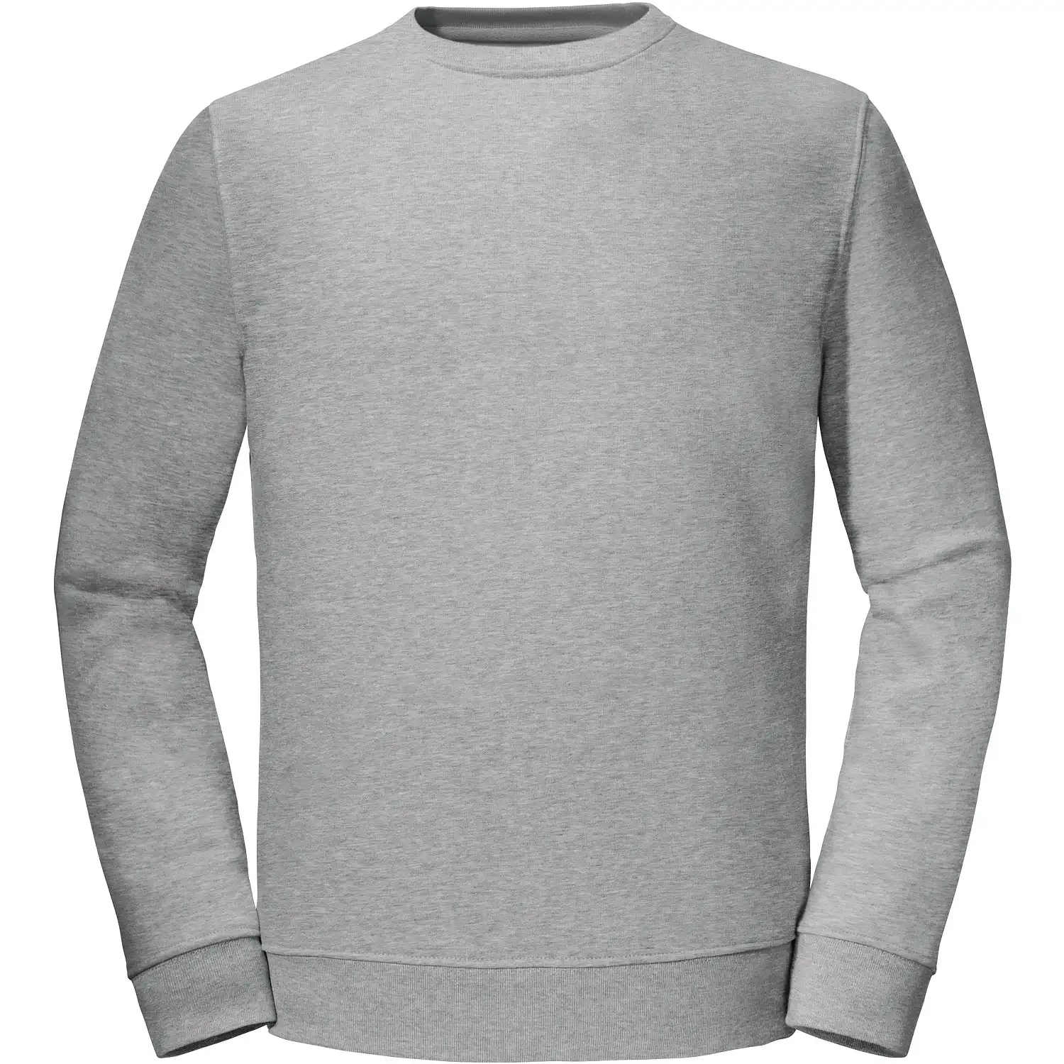 Sweatshirt "6009" in hellgrau-meliert, XS - Bild 1