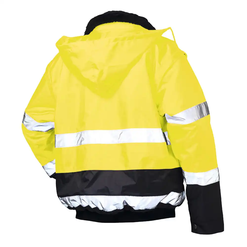 Warnschutz-Pilotenjacke "SIEGFRIED" gelb/marine in 4XL - Thumbnail 2