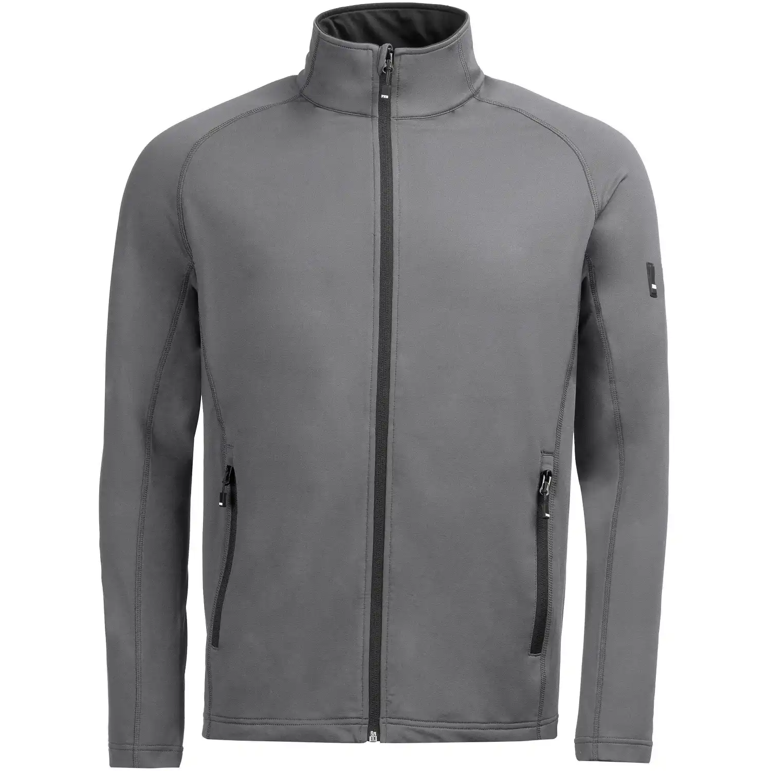 Fleecejacke "KUNO" in grau, XXL - Thumbnail 1