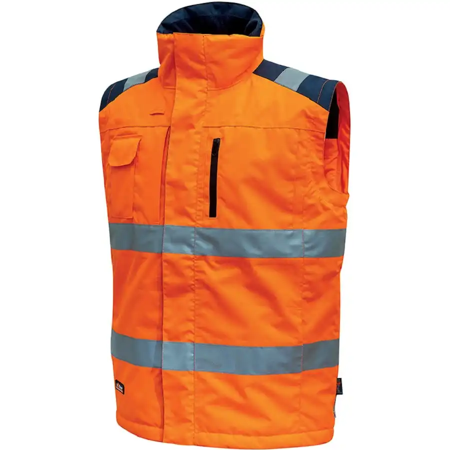 Warnschutz Winterweste "PRIME" Hi-Light in Orange, S (DE size: XS) - Thumbnail 1