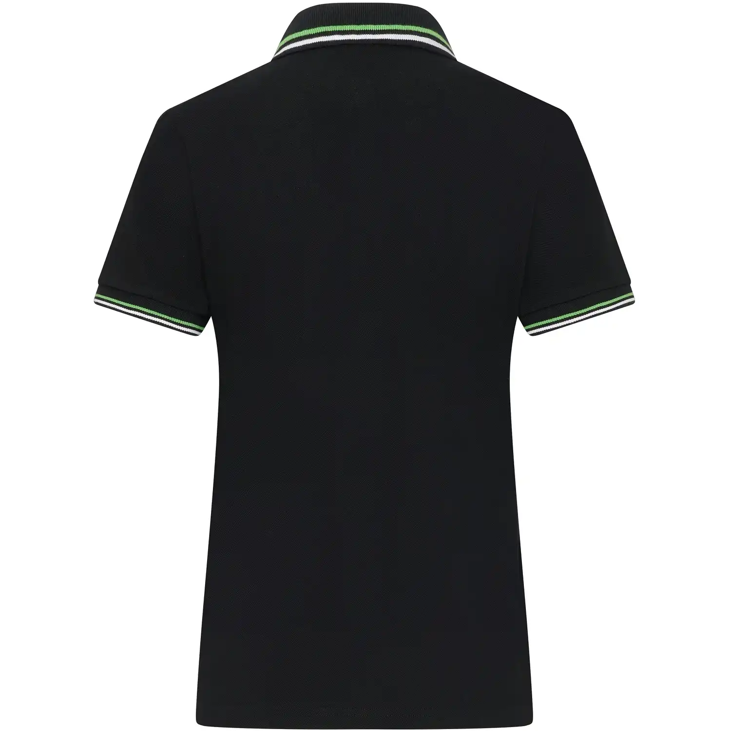 Damen Polo-Shirt "JN1305" in black/white/lime-green, XXL - Thumbnail 2