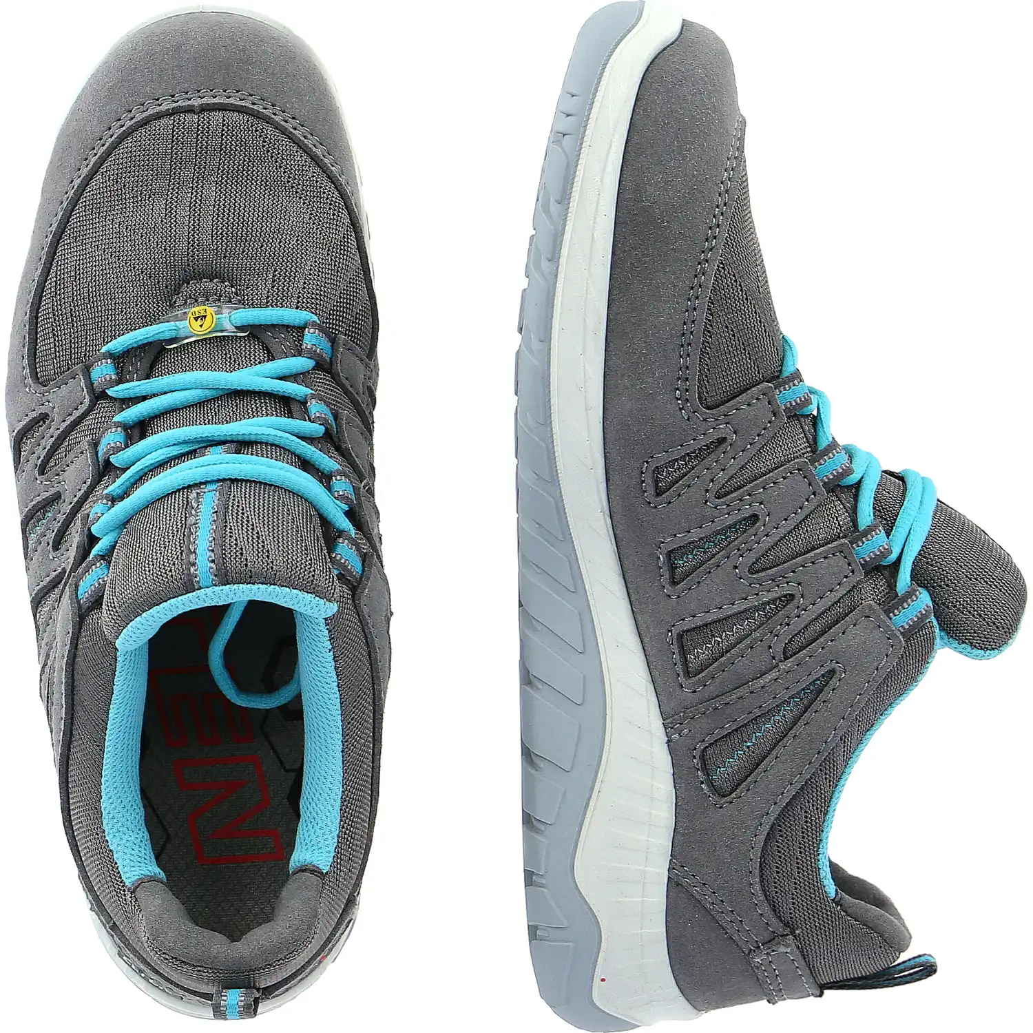 Damen Berufshalbschuhe O1 "MADDIE GREY LOW" ESD in 36 - Thumbnail 2