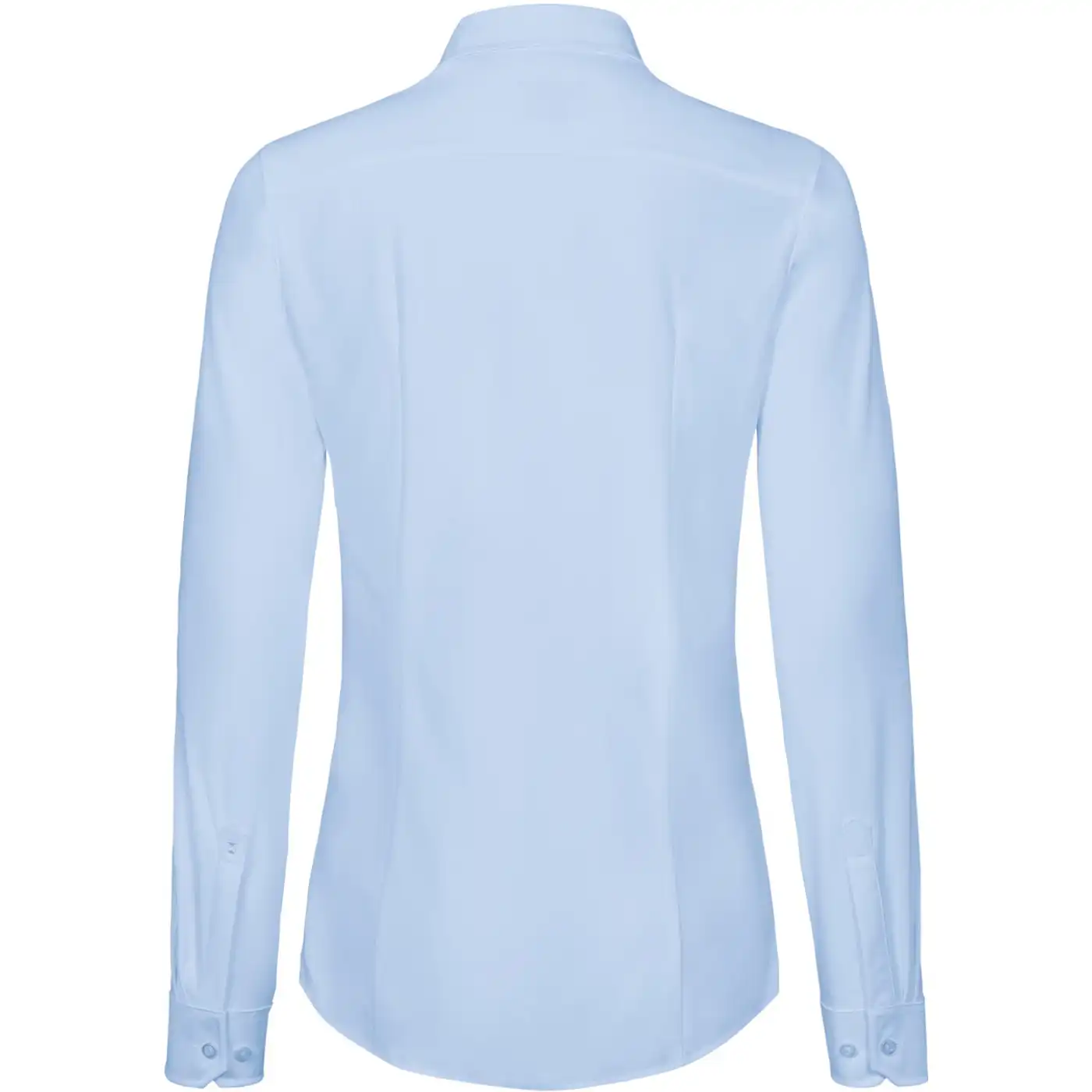 Bluse "NATURAL STRETCH" 129 langarm in ozeanblau, XL - Thumbnail 2