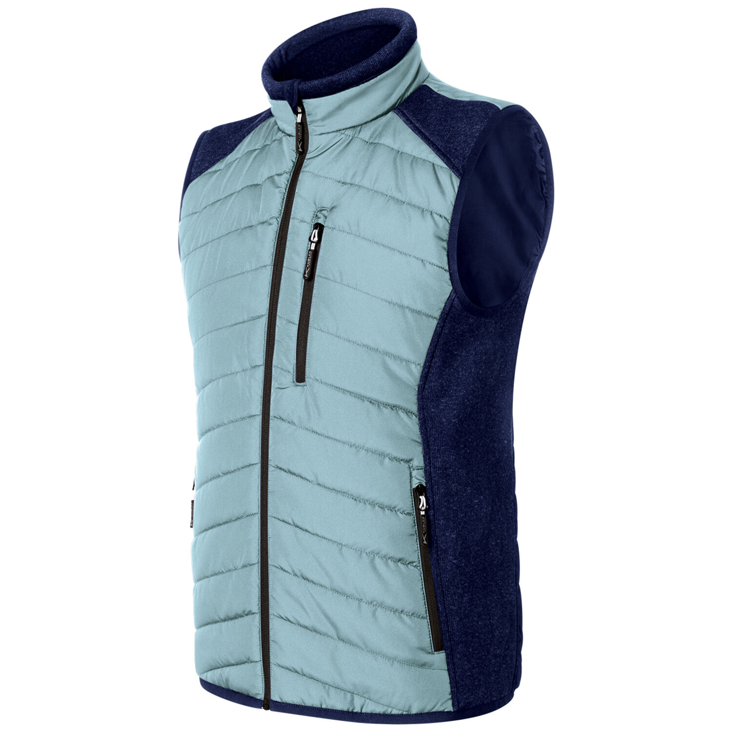 Hybridweste "WEATHER 7342 5201" in eisblau, XS - Thumbnail 1