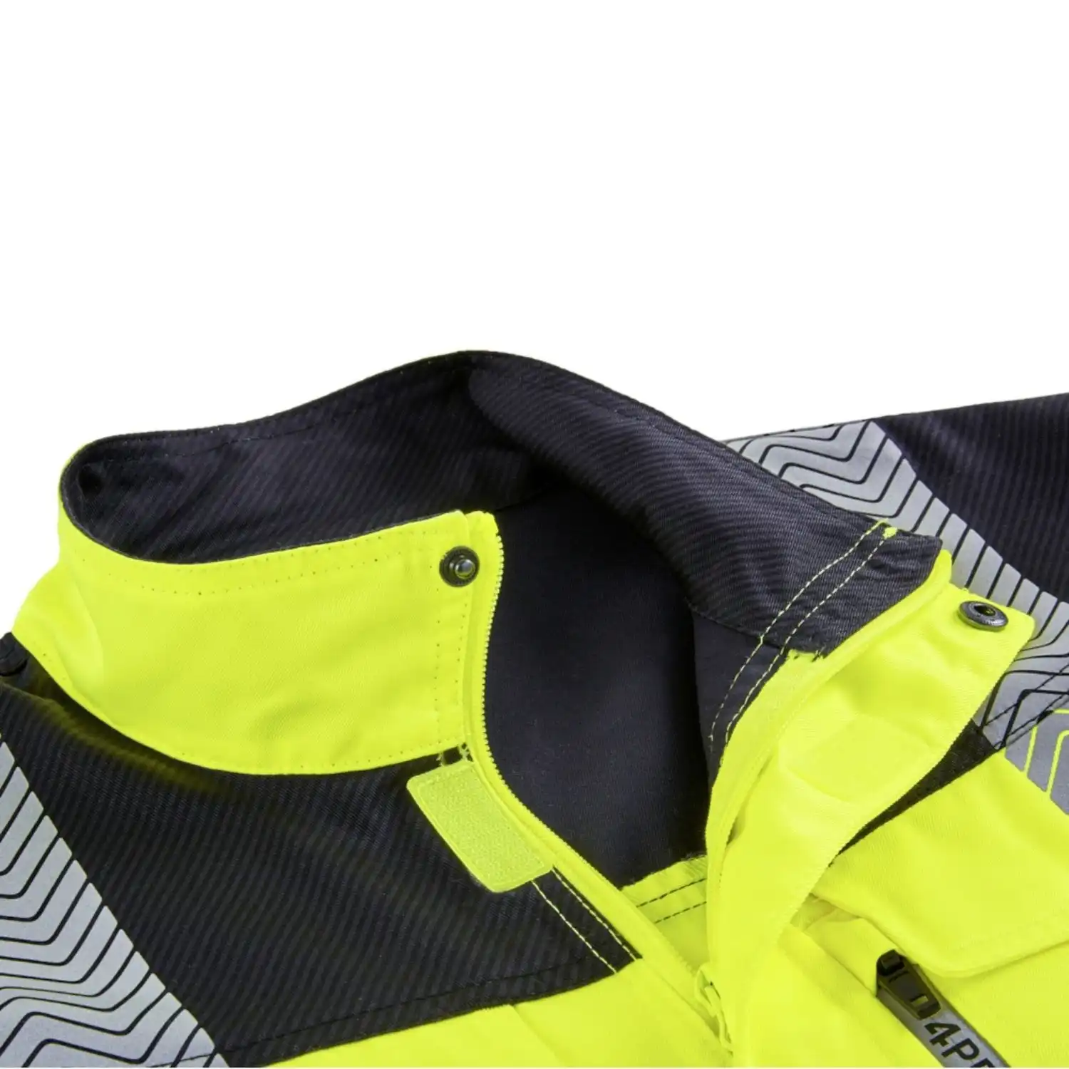 Warnschutz Bundjacke "Kentucky" in leuchtgelb/grau, XS - Thumbnail 2