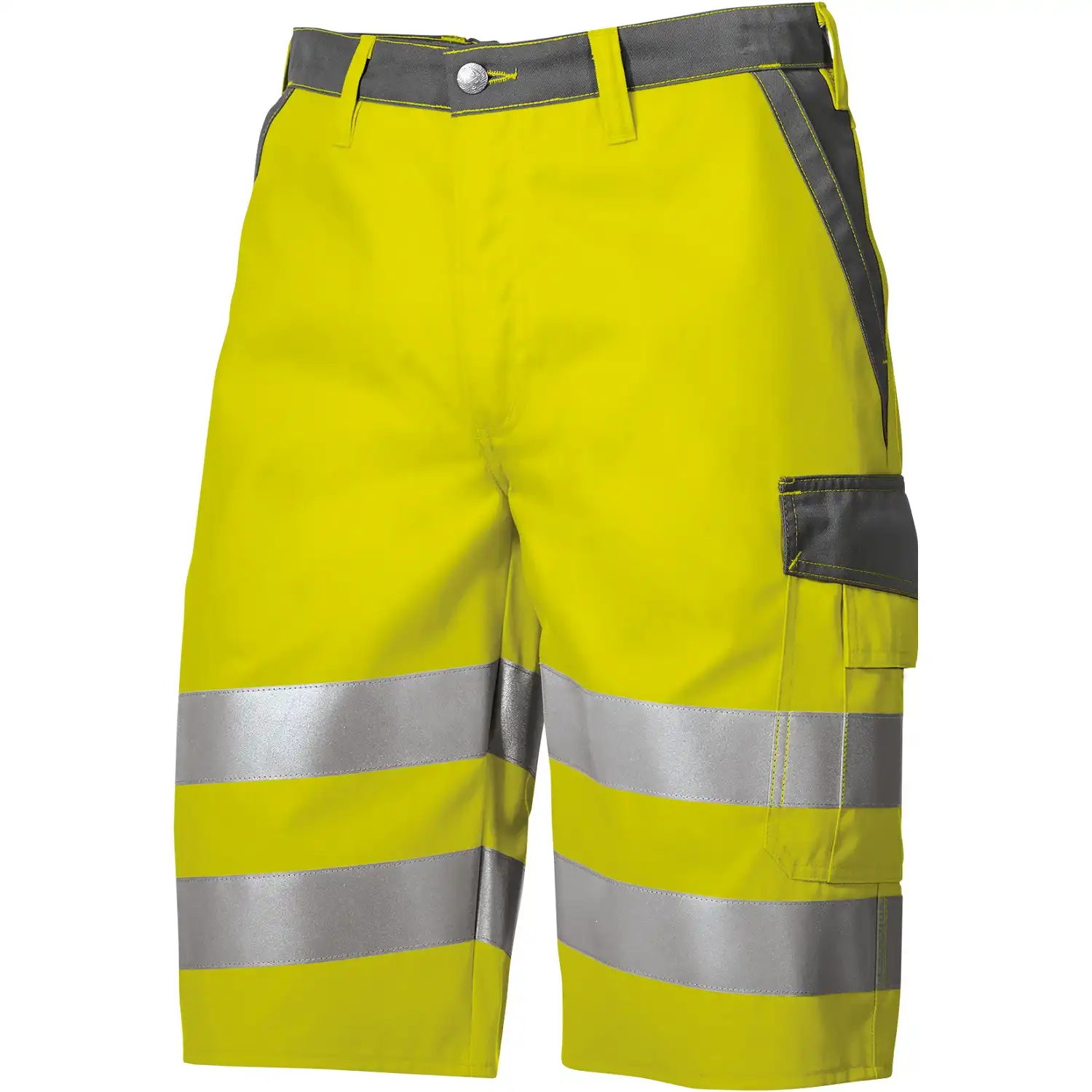 Warnschutz-Shorts "2014-845" Hi-Vis Comfort in warngelb/dunkelgrau, 44 - Thumbnail 1