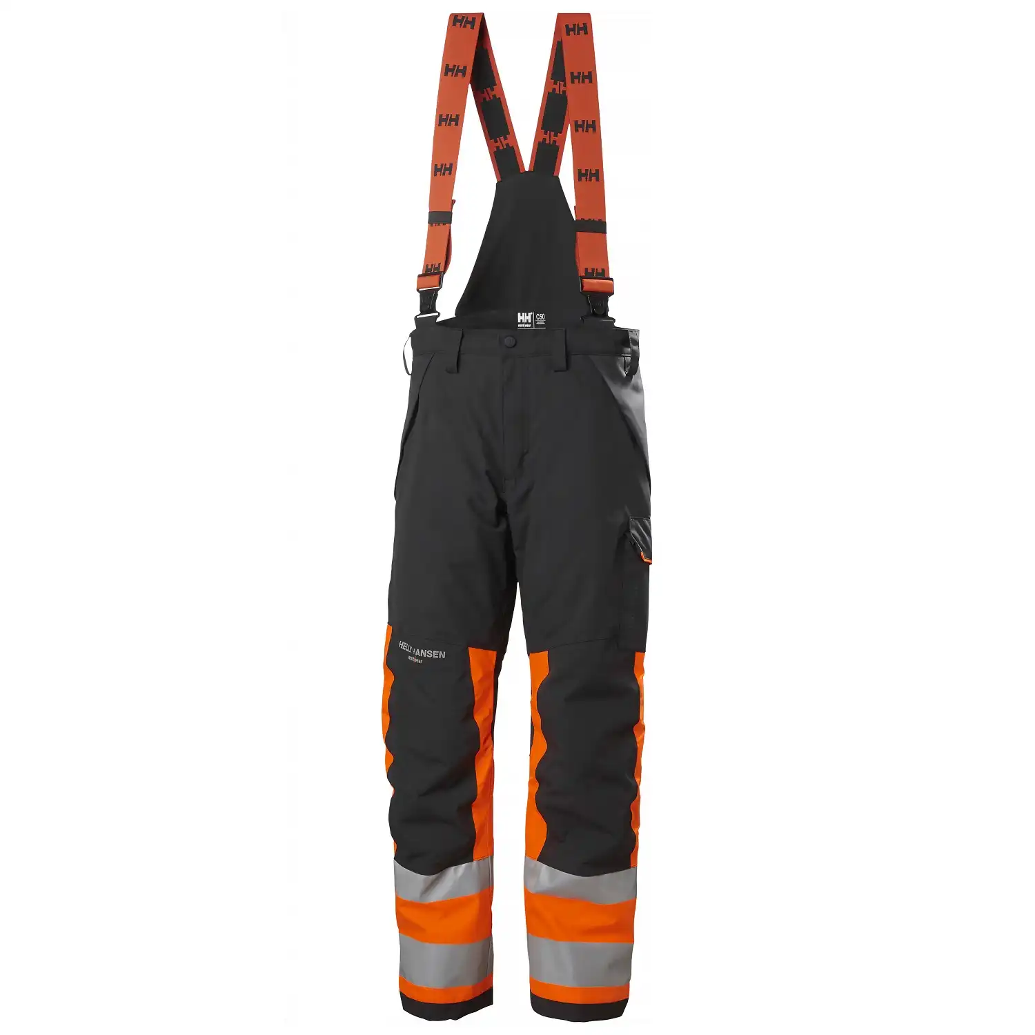 Warnschutz-Regenhose "ALNA 2.0" in orange/schwarz, C44 - Thumbnail 1