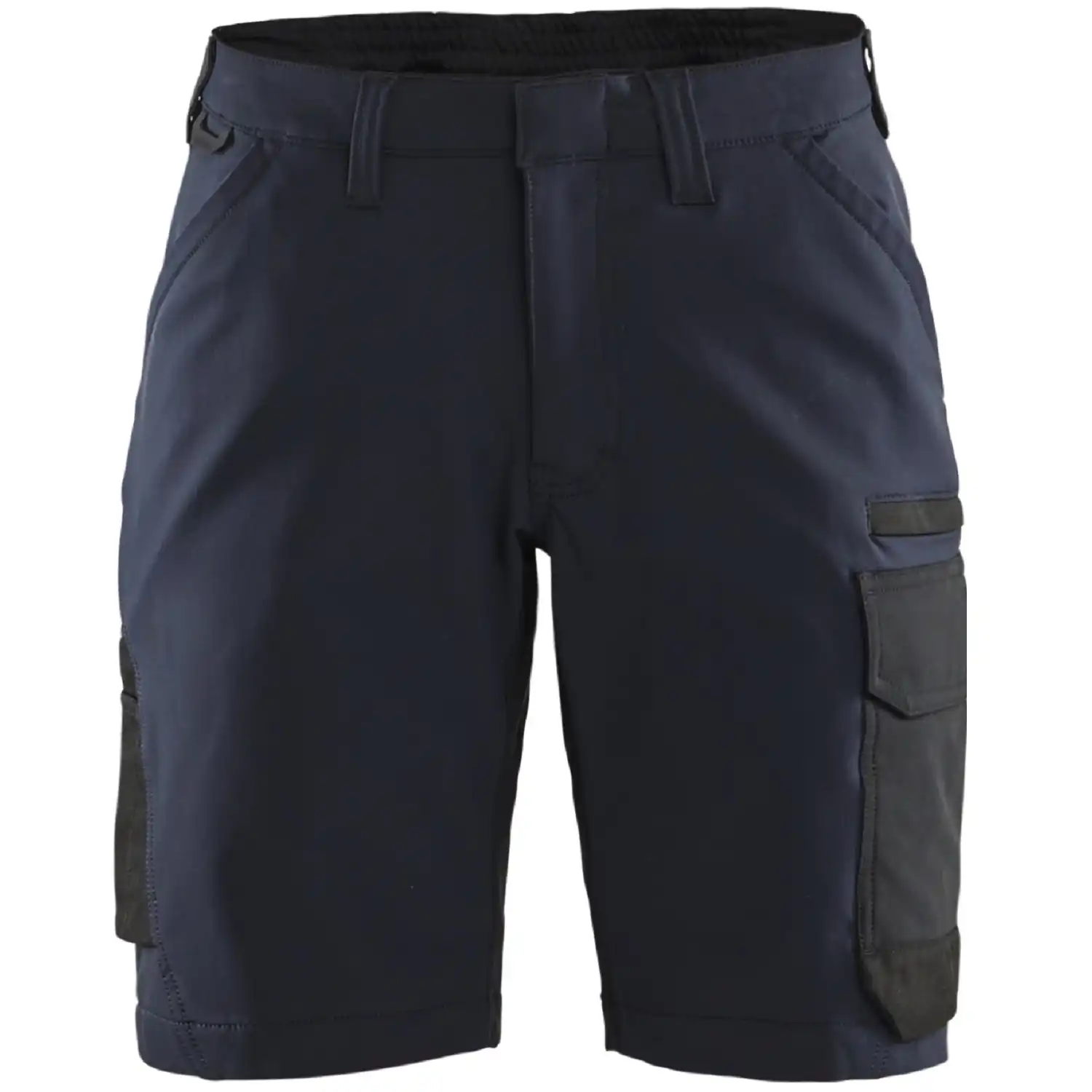 Damen Stretch Service-Shorts "7123" in Dunkelmarine/Schwarz, C32 - Thumbnail 1