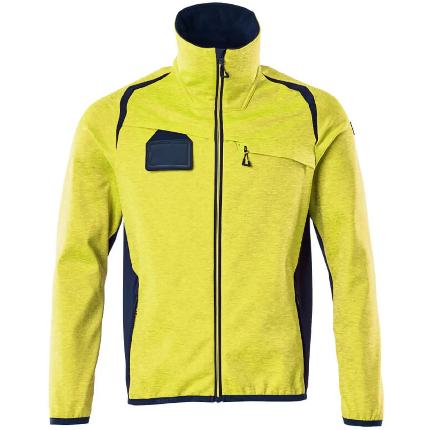 Fleecejacke "ACCELERATE SAFE" in gelb/schwarzblau, XXL - Bild 1