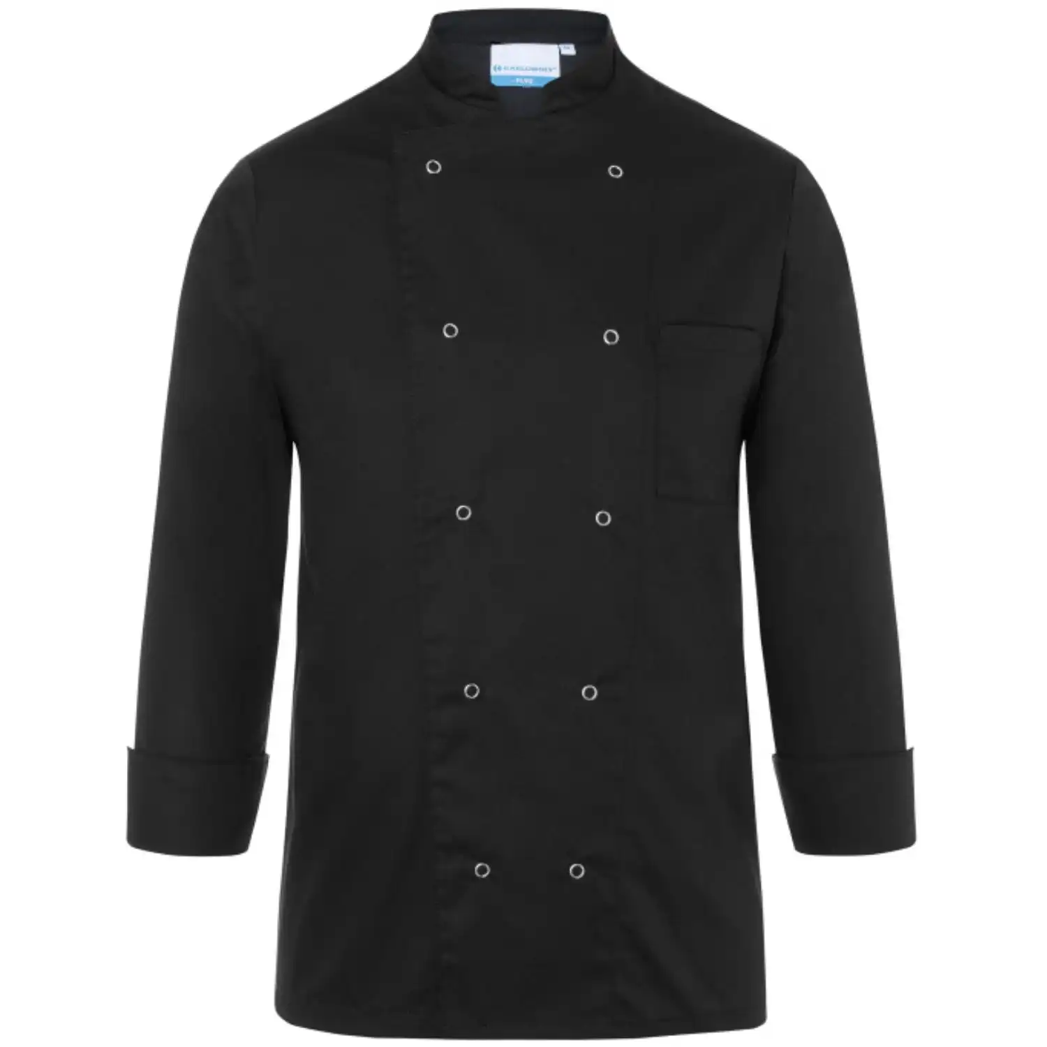 Basic Kochjacke "BJM 2" in schwarz, XXL - Thumbnail 1