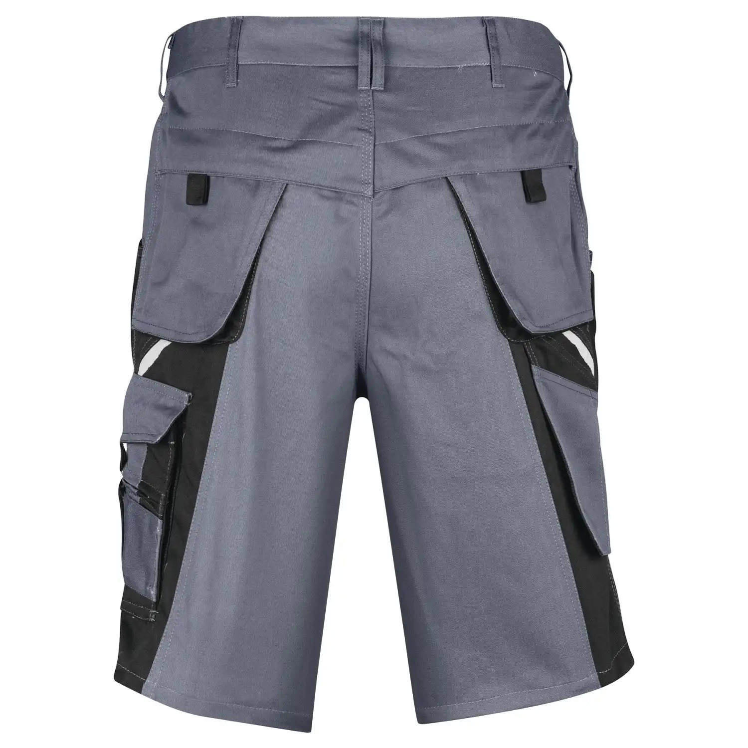 Shorts "BESTWORK NEW" in grau/schwarz, 48 - Thumbnail 2