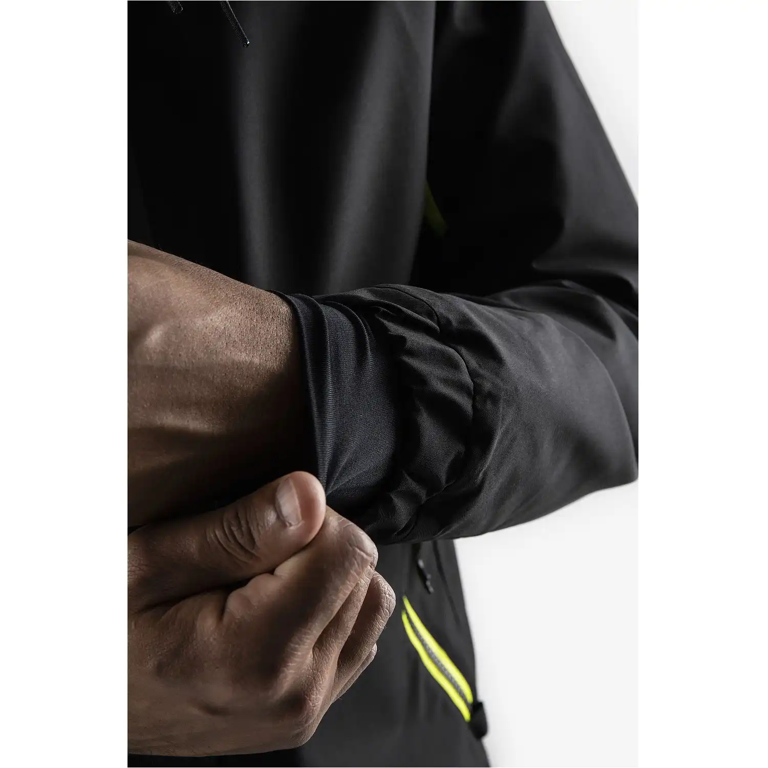 Regenjacke Gore-Tex "4864 GXP" Tyresta schwarz/gelb in 3XL - Thumbnail 6