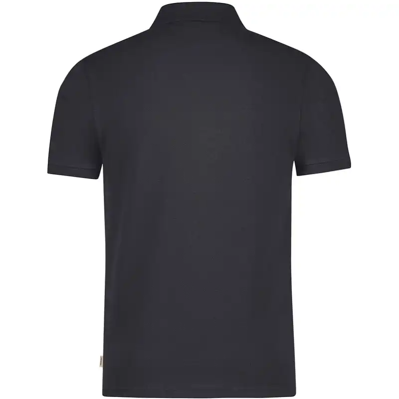 Polo-Shirt "GOTS" Bio-Baumwolle 501 in karbongrau, M - Thumbnail 2