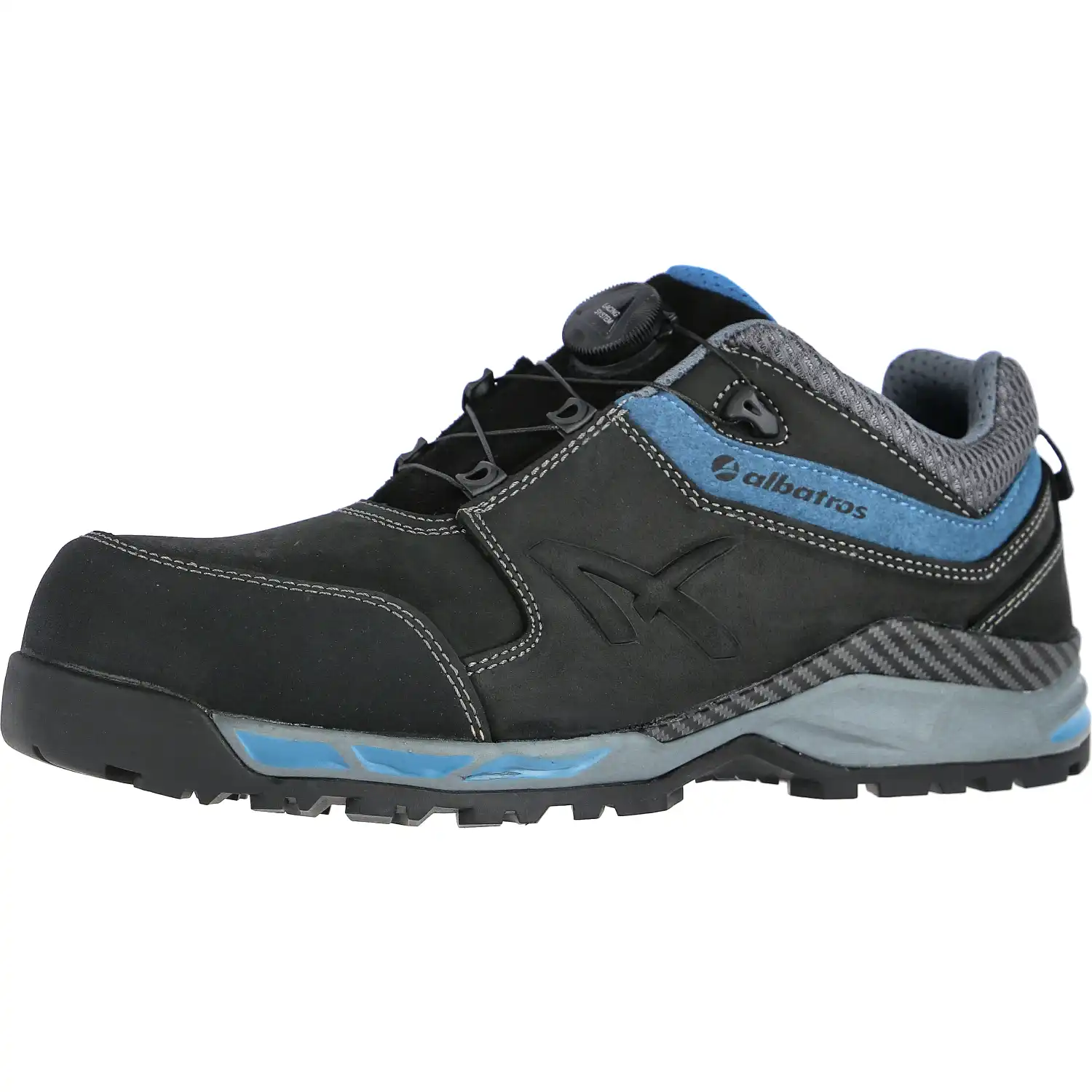 Sicherheitshalbschuhe S3 "TOFANE BLACK QUICK LOCK LOW" in 46 - Thumbnail 1