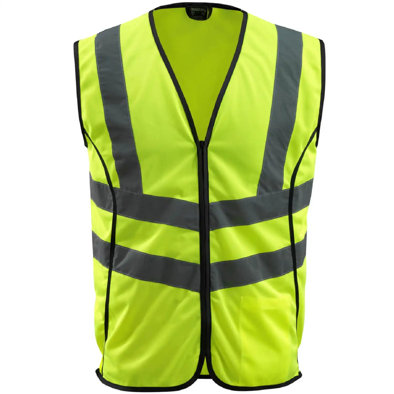 Warnschutz Verkehrsweste "WINGATE" Safe Supreme in flourgelb, XL - Thumbnail 1