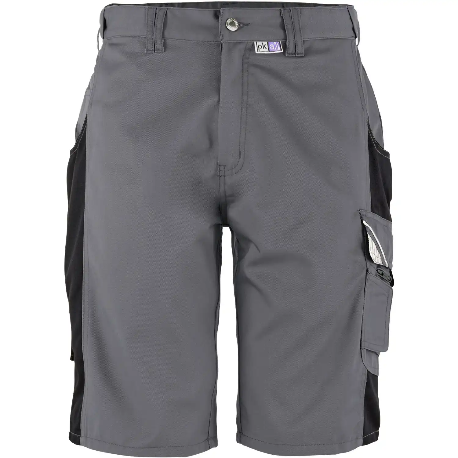Shorts "BESTWORK NEW" in grau/schwarz, 48 - Thumbnail 1