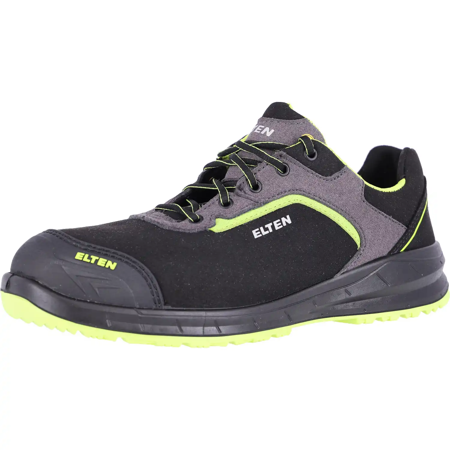 Sicherheitshalbschuhe S3 "LOAN XXSports PRO BLACK-LIME LOW" ESD WELLMAXX in 35 - Thumbnail 1