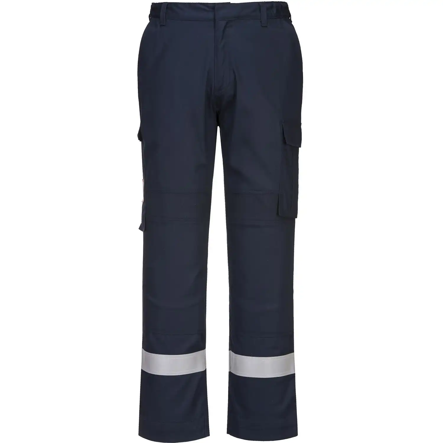 Multinorm Bundhose "FR401" Bizflame Plus in marine, L - Thumbnail 1