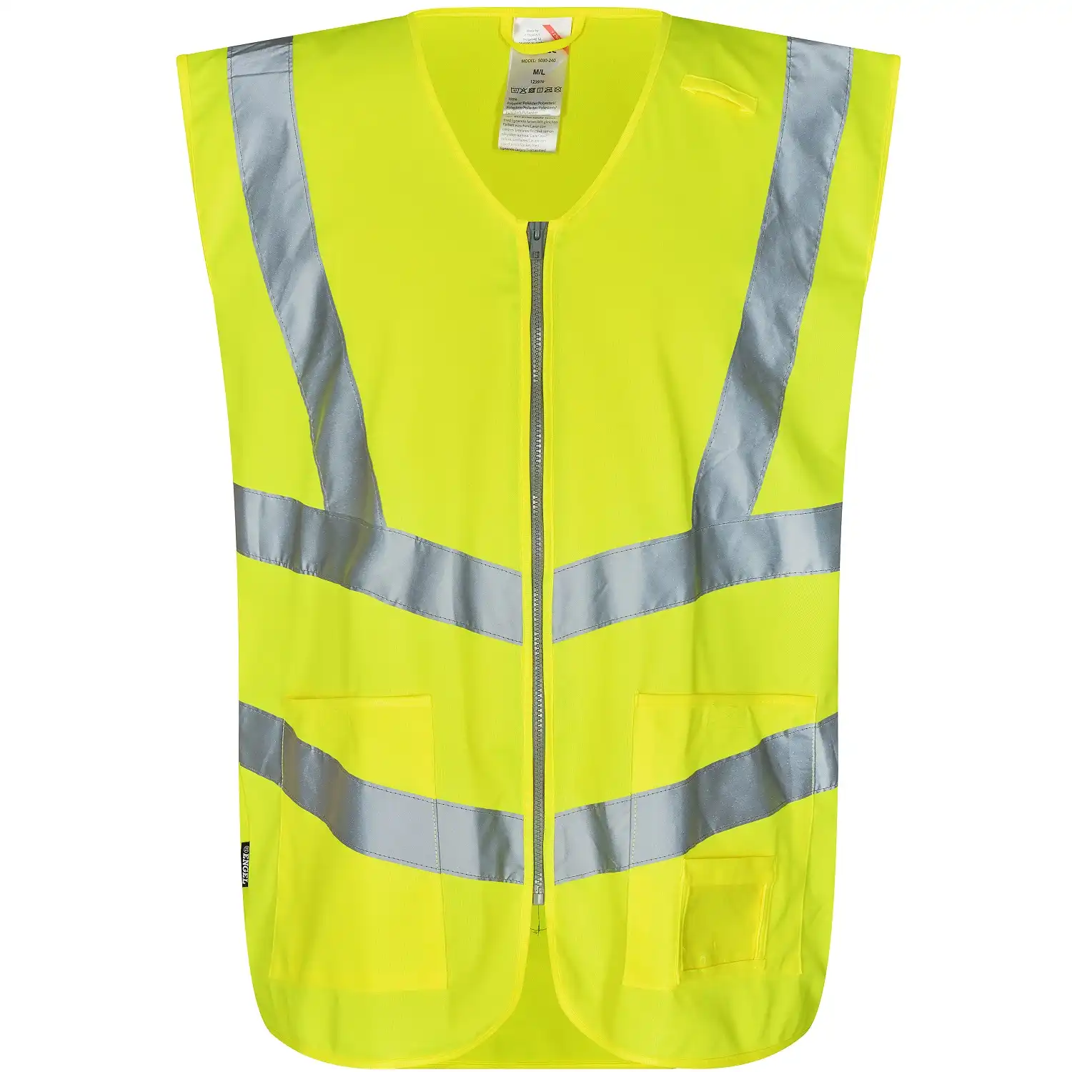 Warnschutz Verkehrsweste "5030-240" Safety in gelb, XL/XXL - Thumbnail 1
