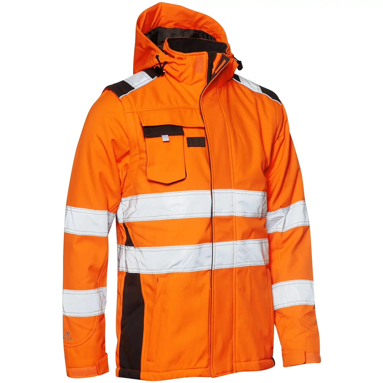 Warnschutz Winter Softshelljacke "116514R" Visible Xtreme Kl. 3 in fluororange, L - Thumbnail 1