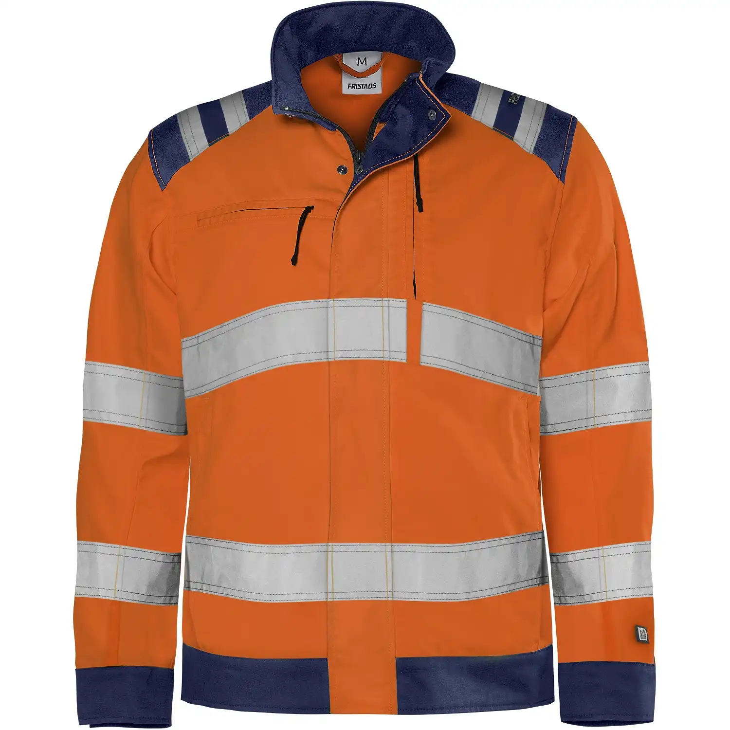 Warnschutz Bundjacke "4067 GPLU" Green Trofta in orange/marine, S - Thumbnail 1