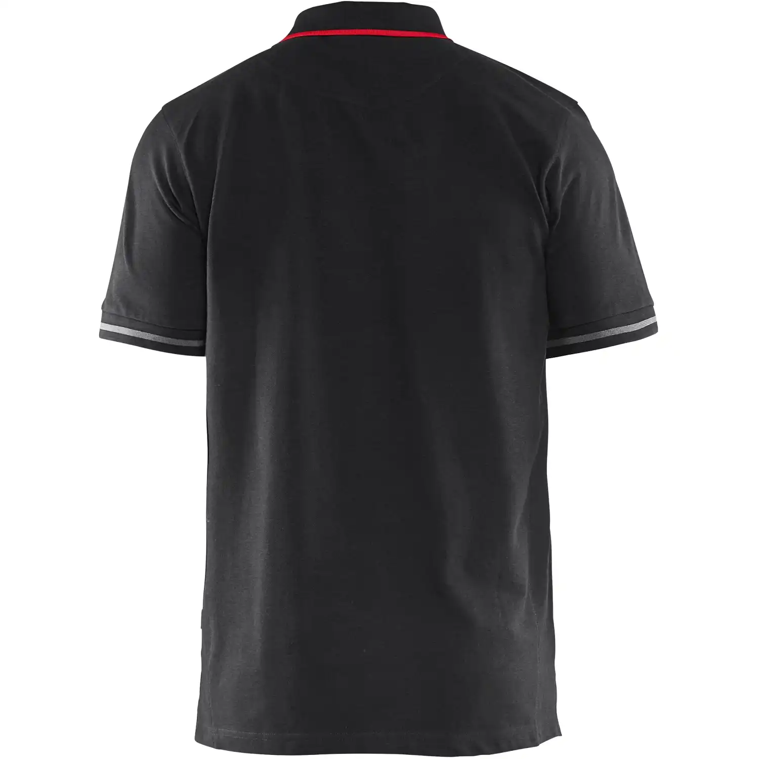 Polo-Shirt "3389" in schwarz/rot, 3XL - Thumbnail 2