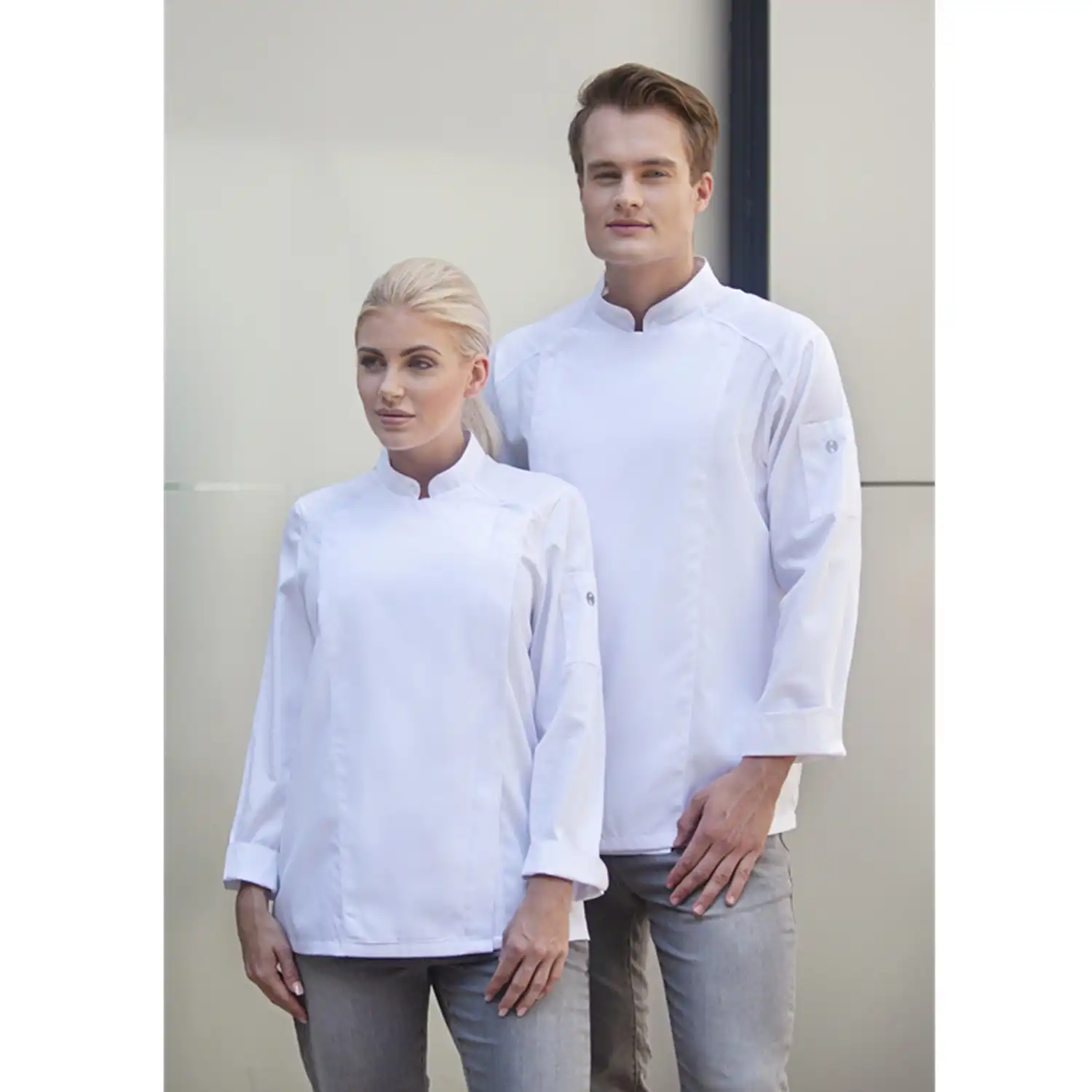 Herren Kochjacke Noah "JM 25" in 48, Weiß - Thumbnail 7