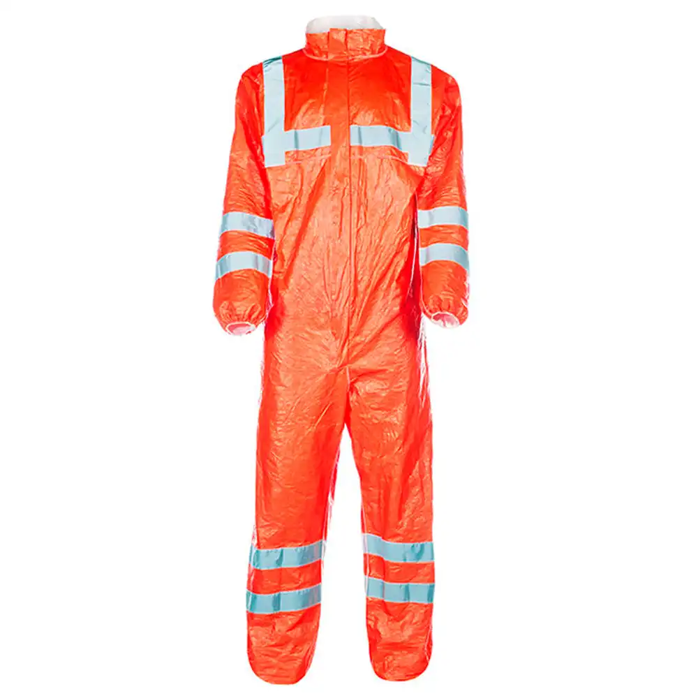 Warnschutz-Schutzanzug "500HV" Orange in L - Thumbnail 1