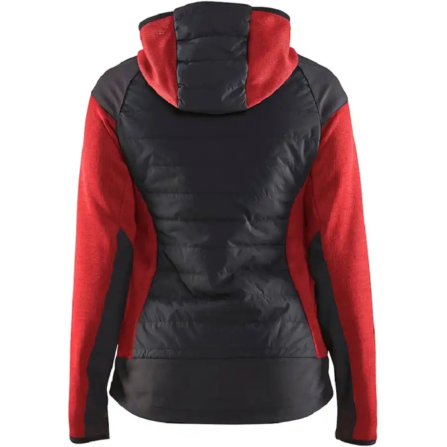 Damen Hybridjacke "5931" in rot/schwarz, 3XL - Thumbnail 2