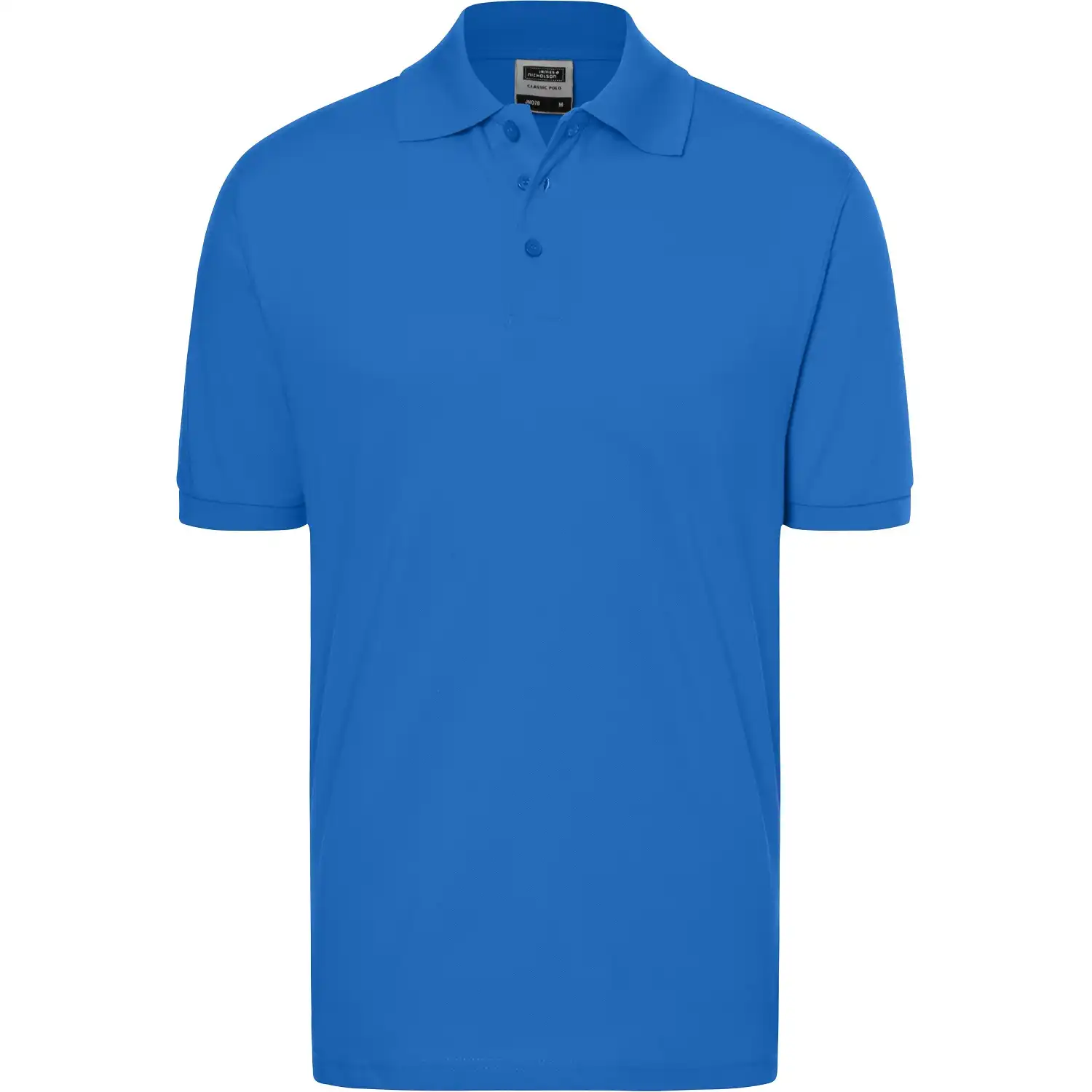 Polo-Shirt Classic "JN070" in royal, 3XL - Thumbnail 1