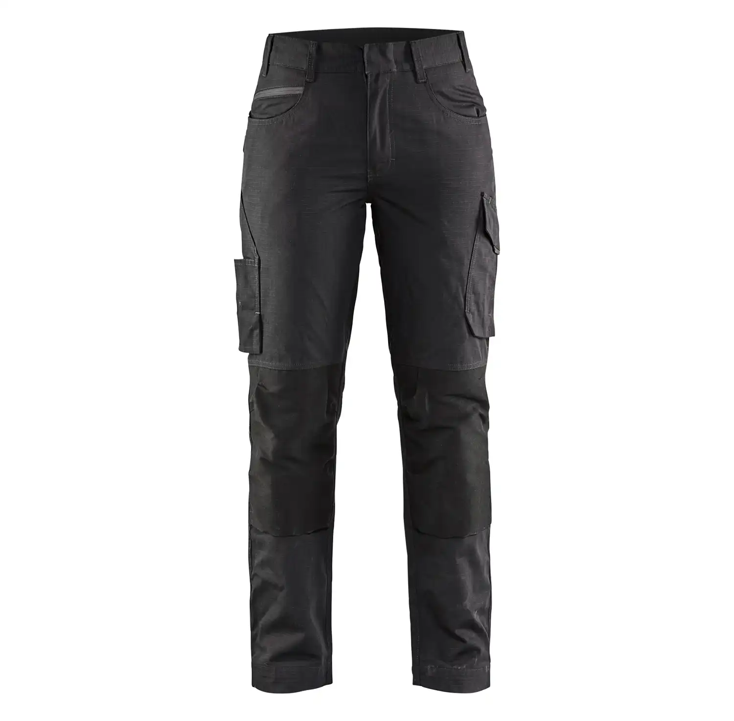 Damen Stretch Servicehose "7195" in schwarz/dunkelgrau, C32 - Thumbnail 1