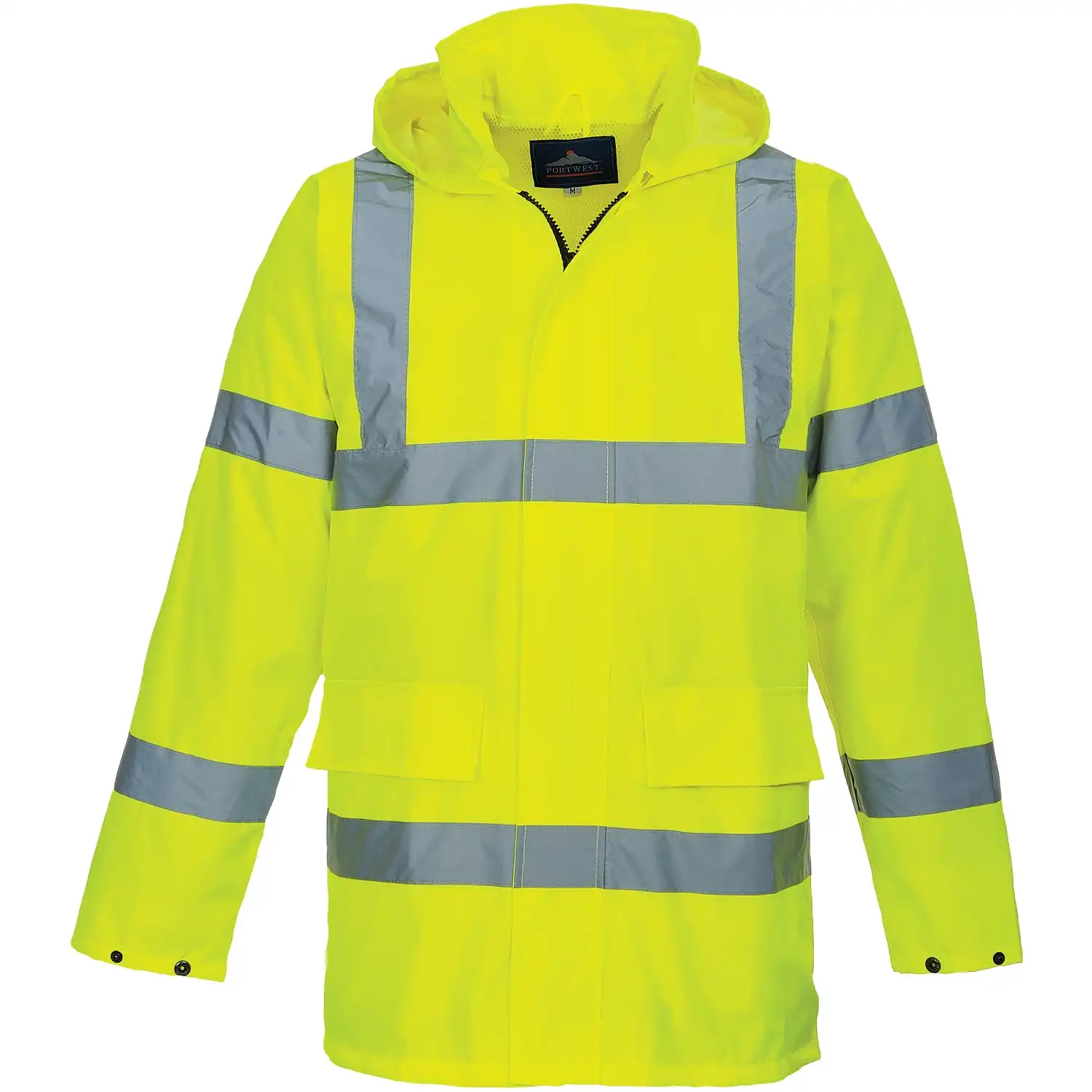 Warnschutz Regenjacke "S160" in gelb, L - Bild 1
