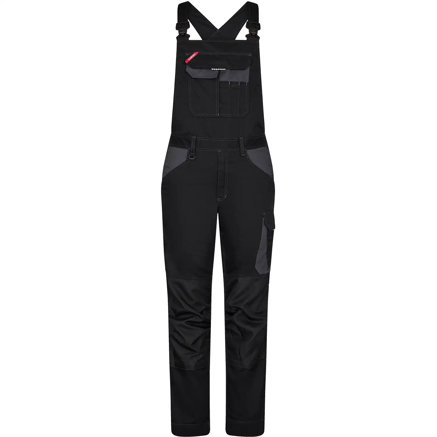 Latzhose "3520-154" Venture in schwarz/anthrazit, 33 - Thumbnail 1