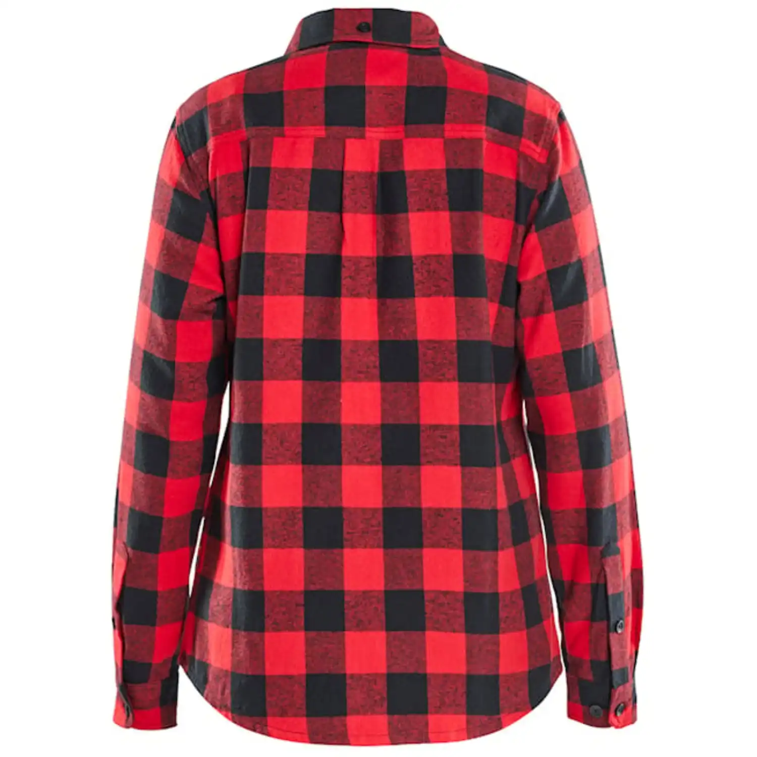 Damen Flanellhemd "STRIKER" in rot/schwarz, 3XL - Thumbnail 4