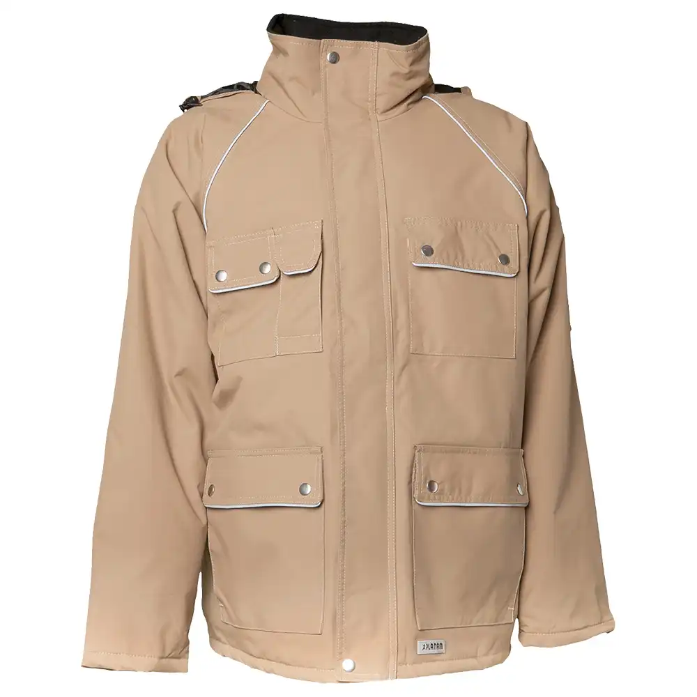 Winter-Parka "CANVAS 320" in khaki/Schwarz, XXL - Bild 1