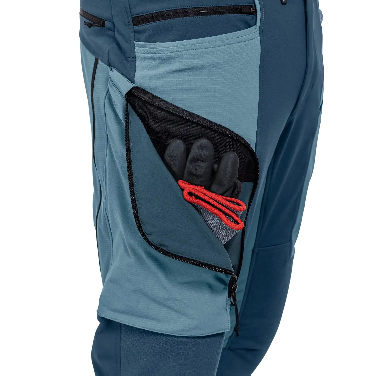 Stretch-Bundhose "MASCHINE" in 48, Blau - Thumbnail 4
