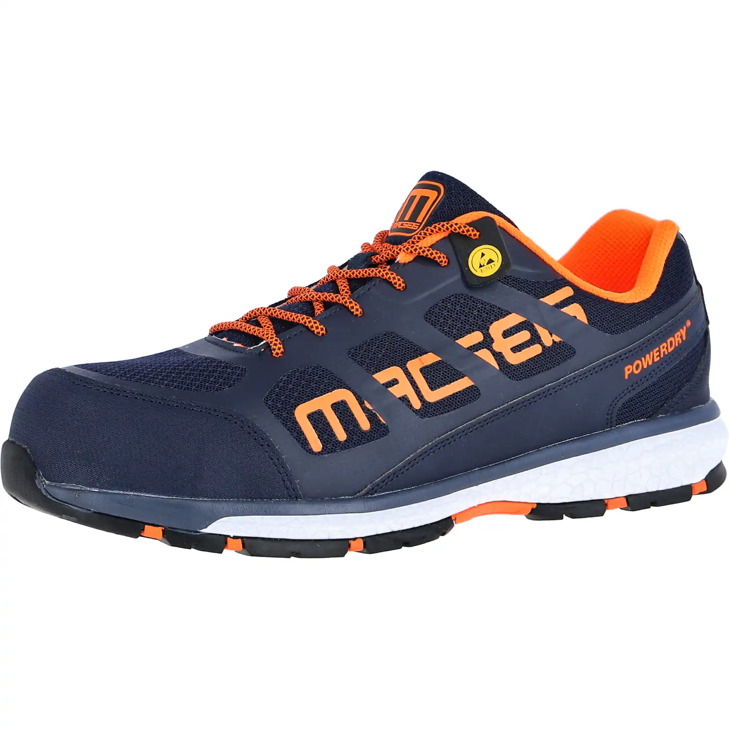 Sicherheitshalbschuhe S1P "MACTRONIC" blau/orange in 38 - Thumbnail 1
