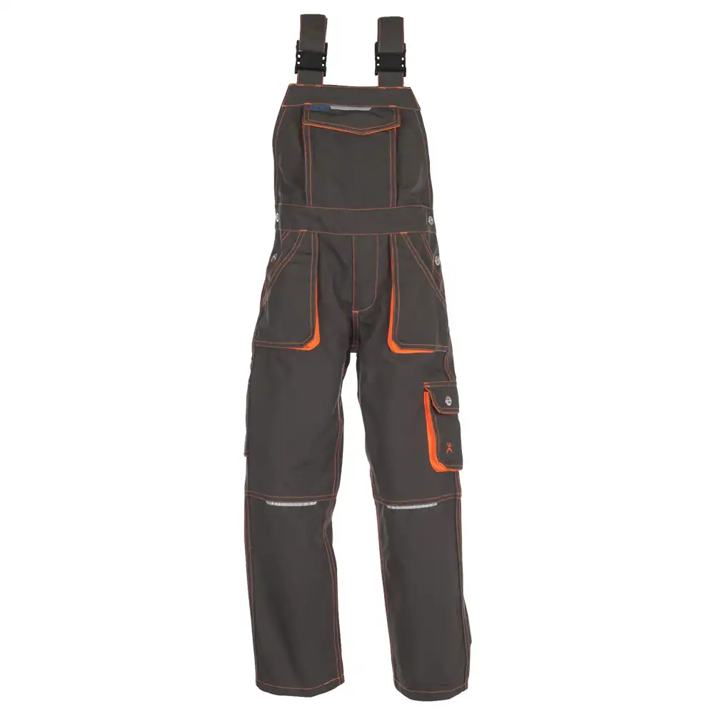 Kinder Latzhose "JUNIOR" in olive, 98/104 - Bild 1