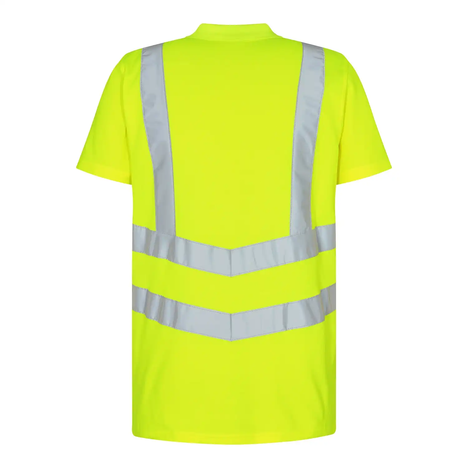 Warnschutz Polo-Shirt "9546-182" Safety UV-Schutz in gelb, L - Thumbnail 2