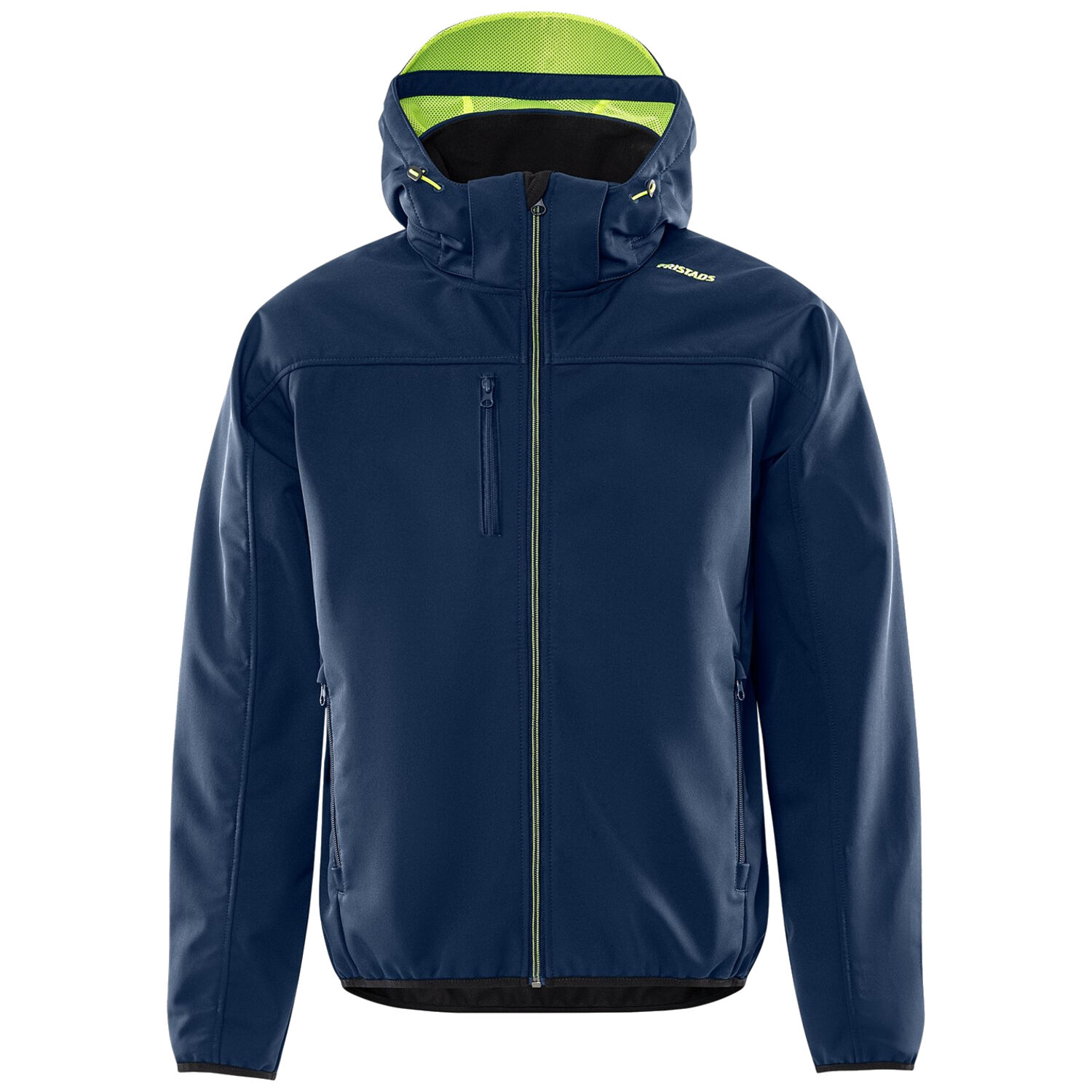 Softshell-Jacke "4655 GBF" in marine/gelb, XXS - Thumbnail 1