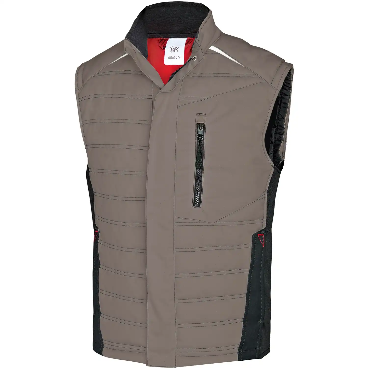 Winter-Steppweste "1986-570" Bplus in walnuss, S - Thumbnail 1