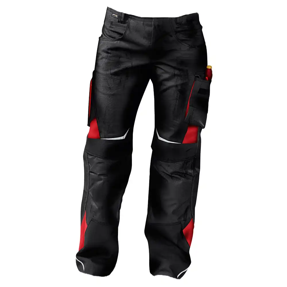 Damen Bundhose HIGH "PULSSCHLAG" in schwarz/rot, 34 - Bild 1