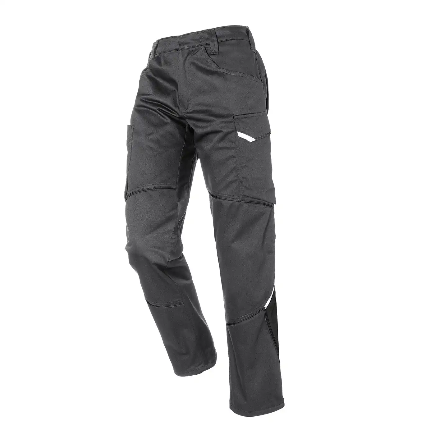 Damen Bundhose "ICONIQ Cotton" in anthrazit/schwarz, 46 - Thumbnail 1