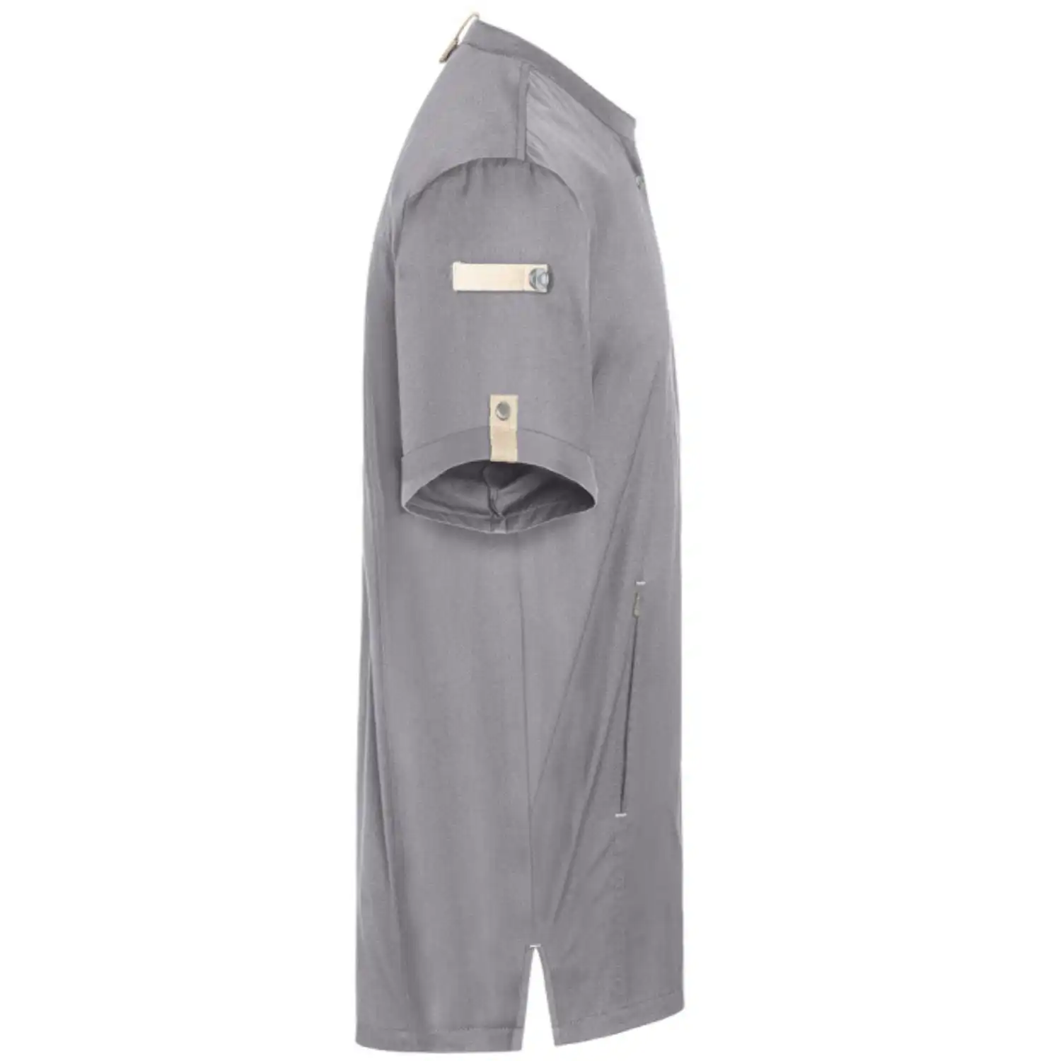 Herren Kochjacke "JM 36" in 54, platingrau - Thumbnail 4