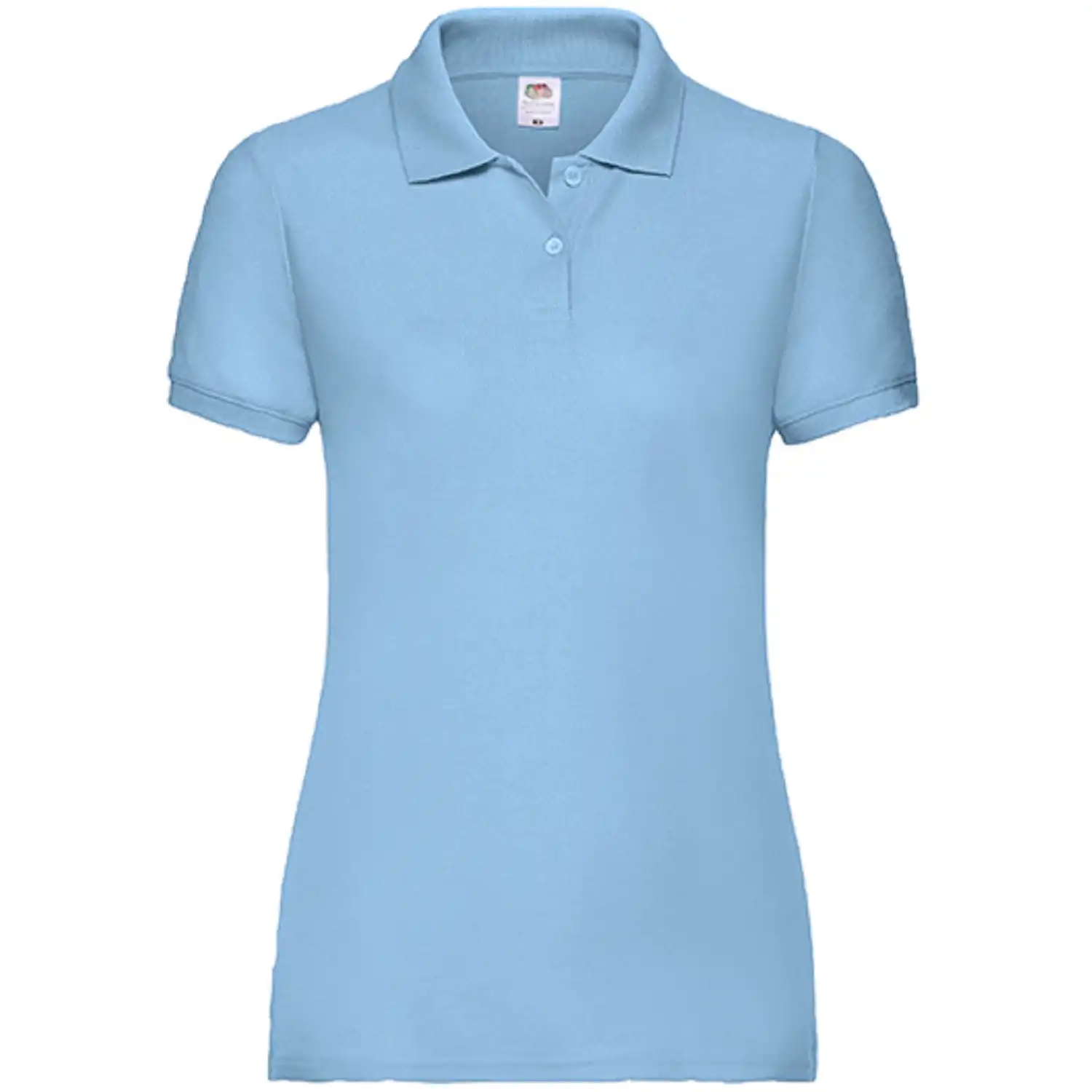 Damen Polo-Shirt "F517" in sky blue, L - Thumbnail 1